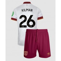 Camiseta West Ham United Max Kilman #26 Tercera Equipación Replica 2024-25 para niños mangas cortas (+ Pantalones cortos)